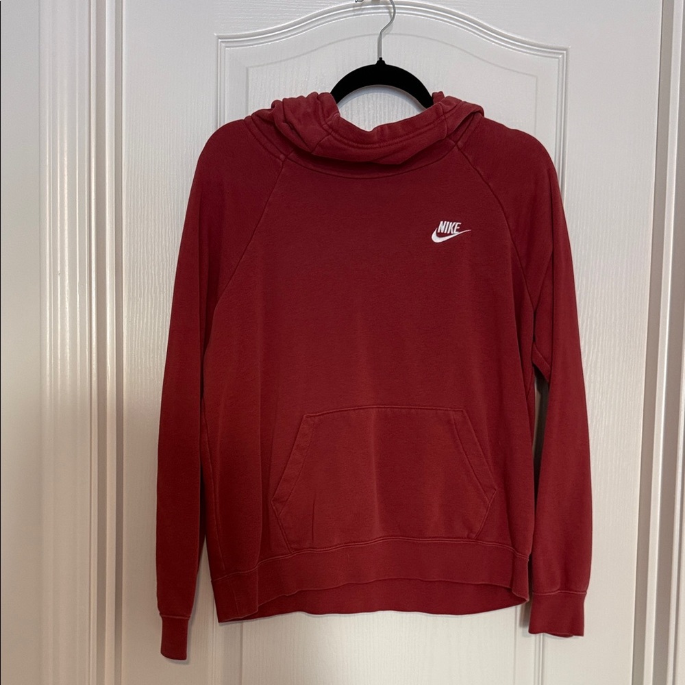 Nike Burgundy Hoodie with Logo